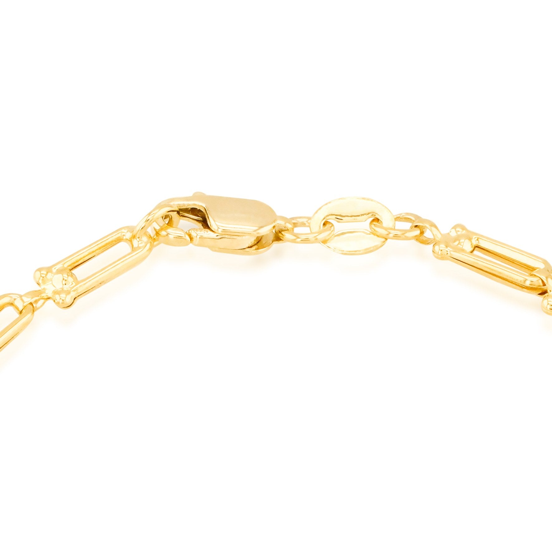 9ct Yellow Gold HardWear Small Link Bracelet 7'