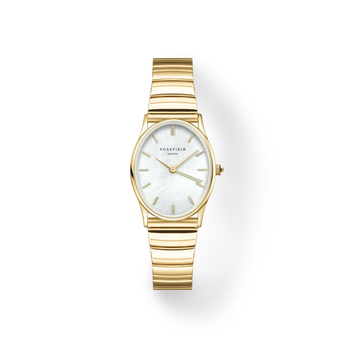 Rosefield Oval Pearl Gold Watch OVWGSG-OV16
