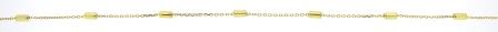 9ct Yellow Gold Gold Nugget Station Bracelet
