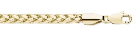 9ct Yellow Gold Triple Spiga Link Chain Pendant