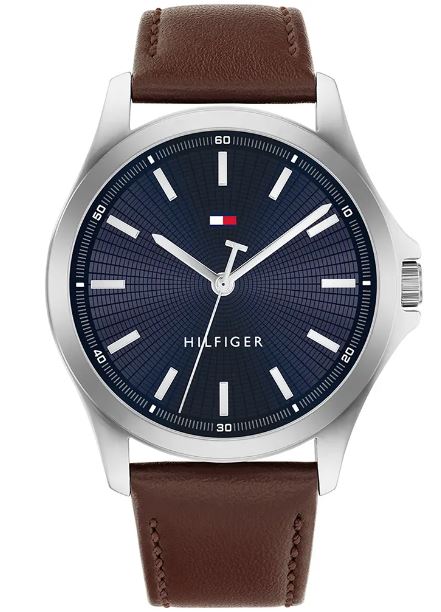Tommy Hilfiger Mens Bruce Blue 43mm watch