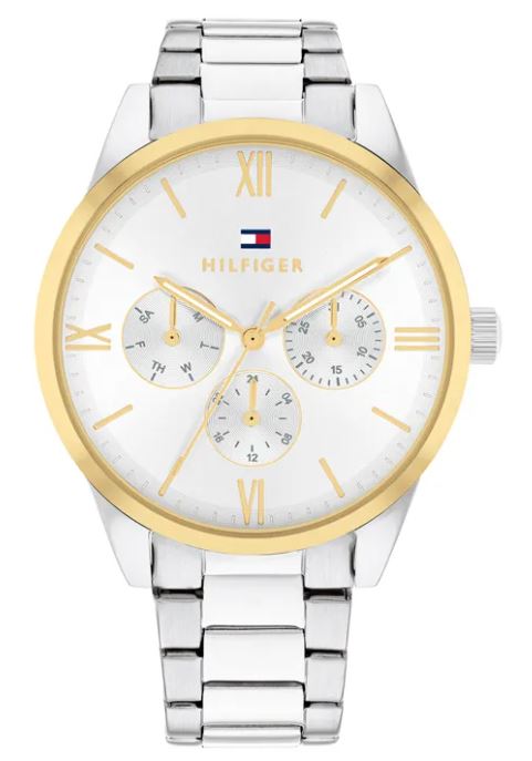 Tommy Hilfiger Ladies Camille Chronograph Silver Tone 38mm watch