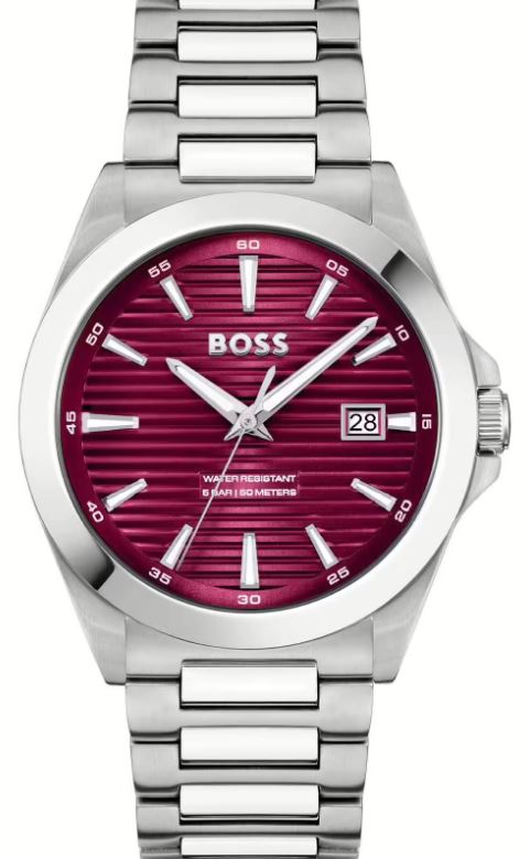 BOSS Mens Hero Chronograph Blue 43 mm Watch Watch