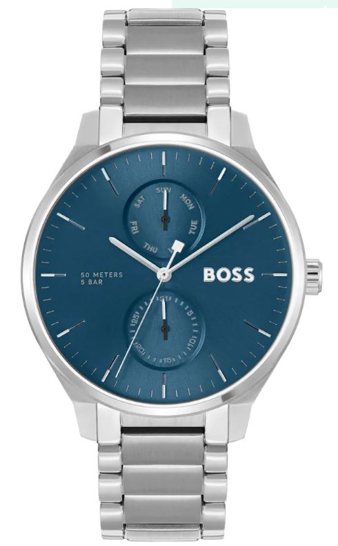 Hugo Boss Tyler 43mm Blue Dial Quartz Mens Watch