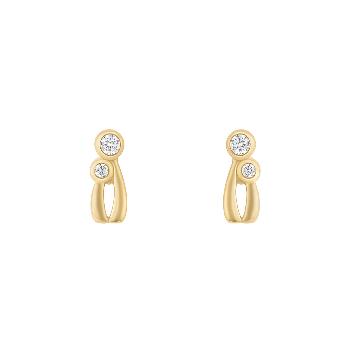 9ct Yellow Gold Cherry Stud Earrings