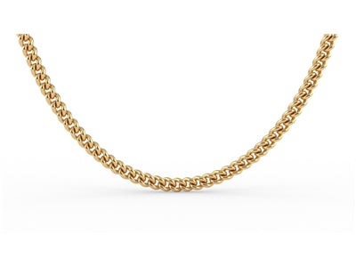Ti Sento Curb Link Necklace - Silver & Gold, 45cm