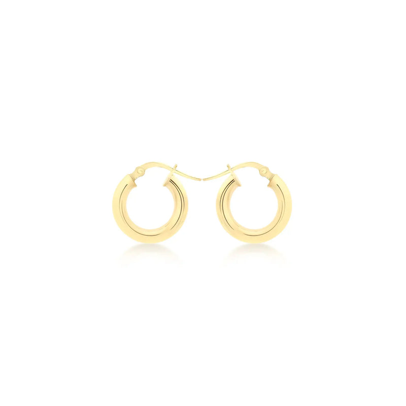 9ct Yellow Gold Creole Earrings