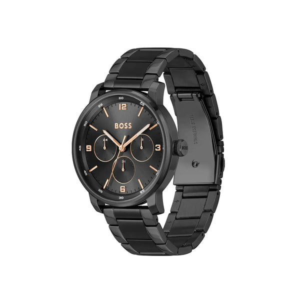 BOSS Men's 44mm Contender watch