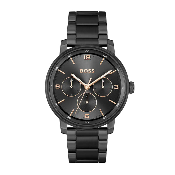 BOSS Men's 44mm Contender watch