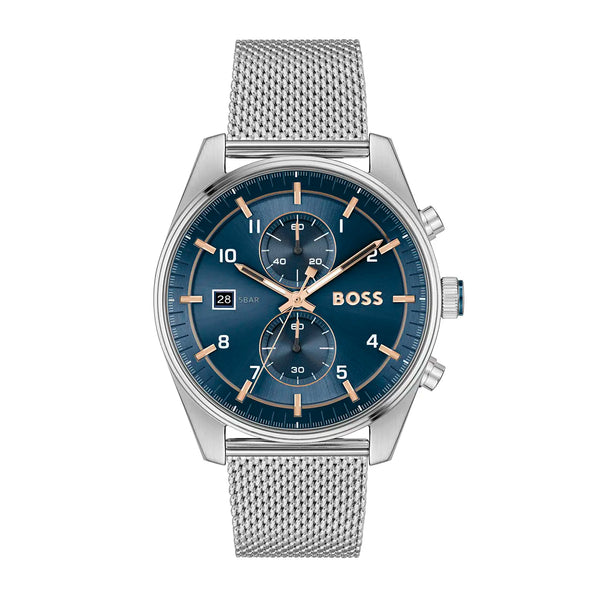 BOSS Men's 44mm Skytraveller watch
