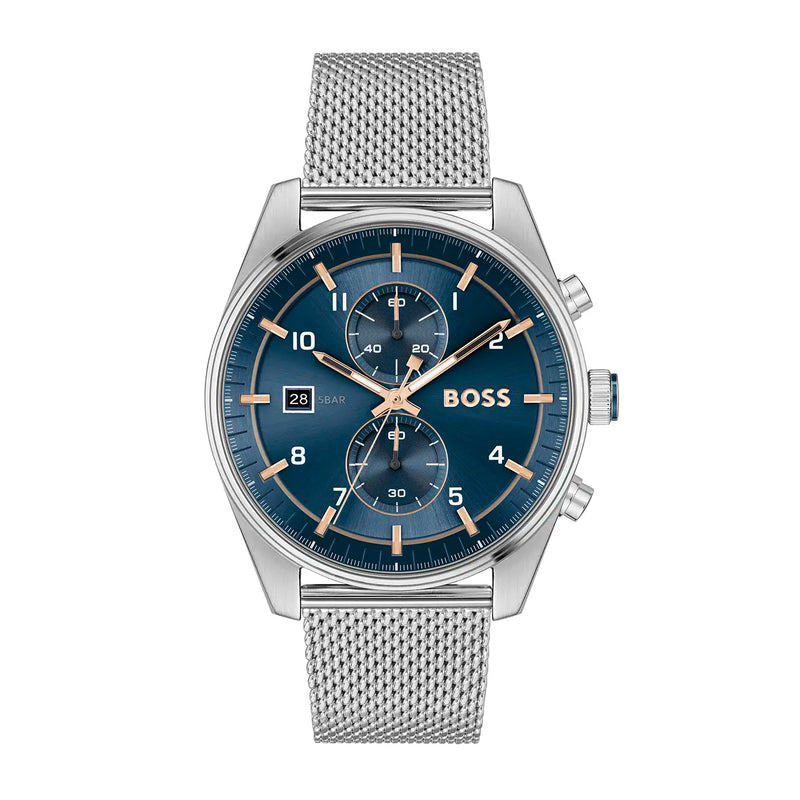 BOSS Men's 44mm Skytraveller watch