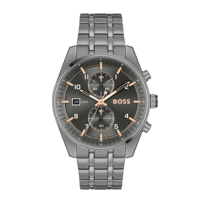 BOSS Men's 44mm Skytraveller watch