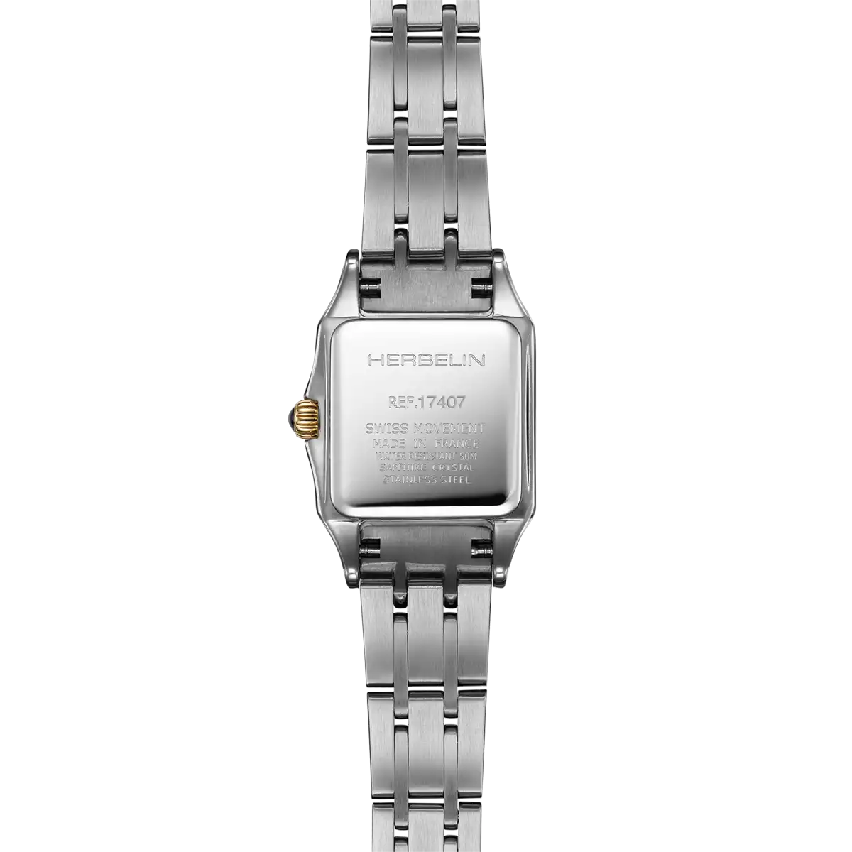 Herbelin Ladies Mini Luna White And Silver 18.6x20mm watch