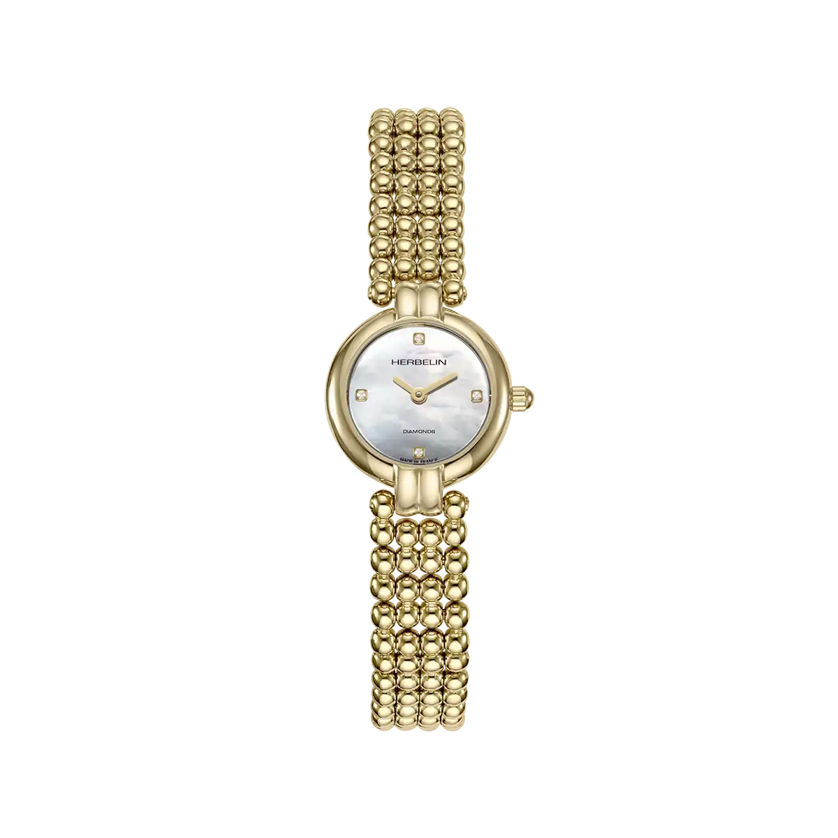Herbelin Ladies Perles Mother of Pearl 22mm watch