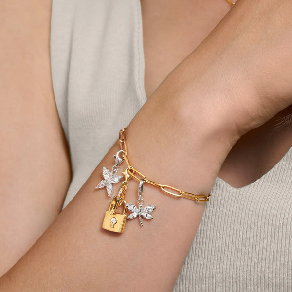Thomas Sabo Silver Dragonfly Charm