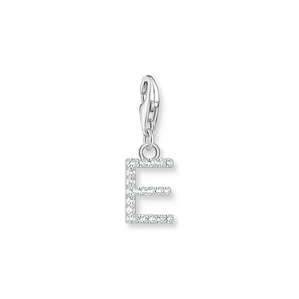 Thomas Sabo Silver Letter E Charm