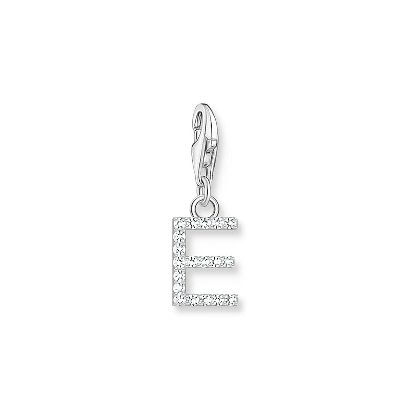 Thomas Sabo Silver Letter E Charm