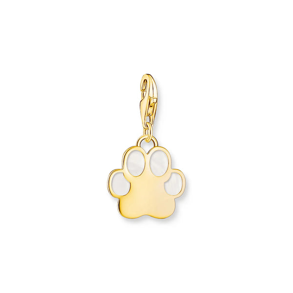 Thomas Sabo Silver and Gold Plated Paw Charm
