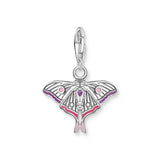 Thomas Sabo Blackened Silver Moth Charm
