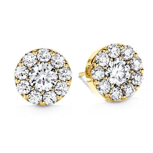 Hearts On Fire 18K Yellow Gold Fulfillment Stud Earrings - 0.54ct