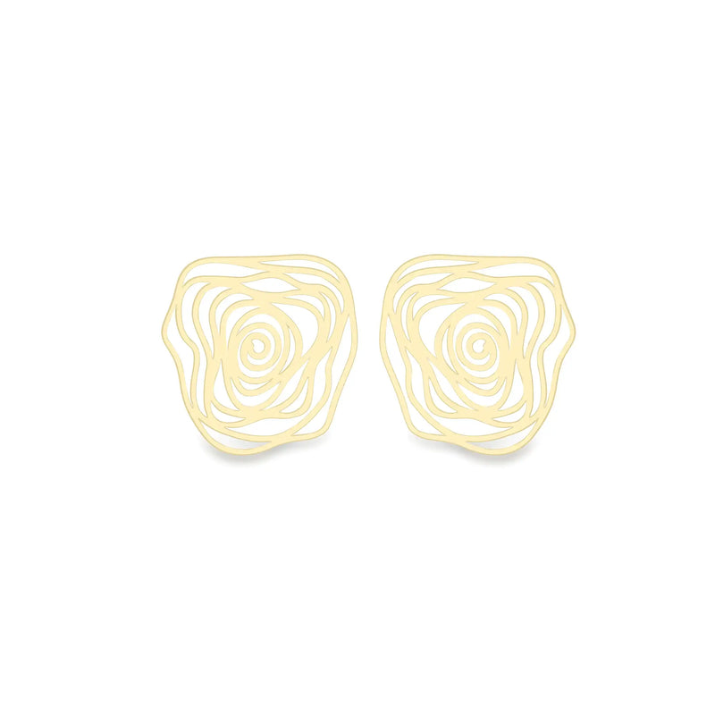 9ct Yellow Gold Stud Earrings