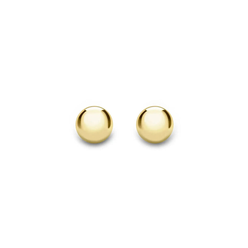 9ct Yellow Gold 3mm Ball Stud Earrings