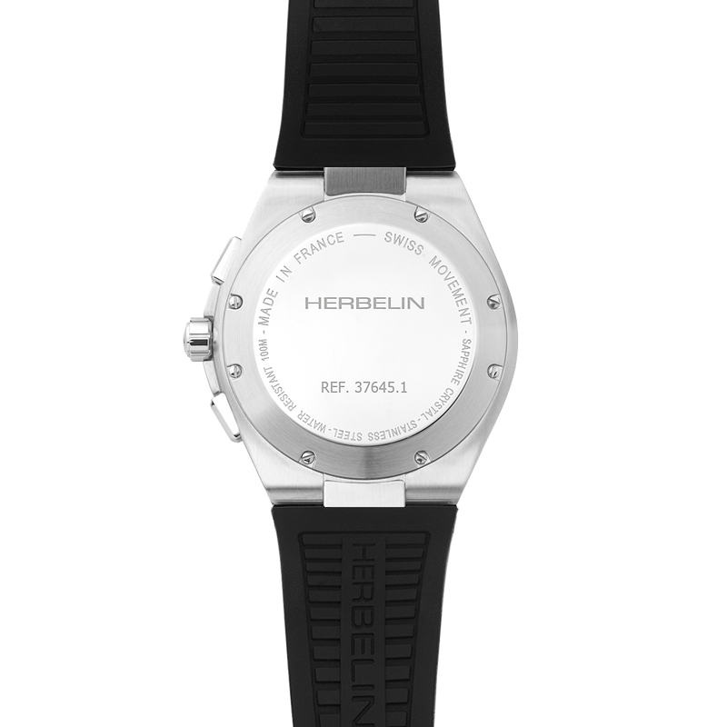 Herbelin Gents Cap Camarat Chronograph Black 44mm watch