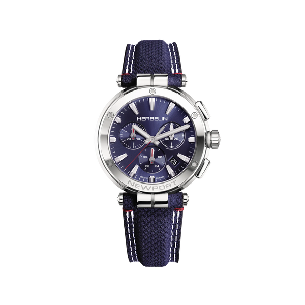 Herbelin Gents Newport Chronograph Blue 40.50mm watch