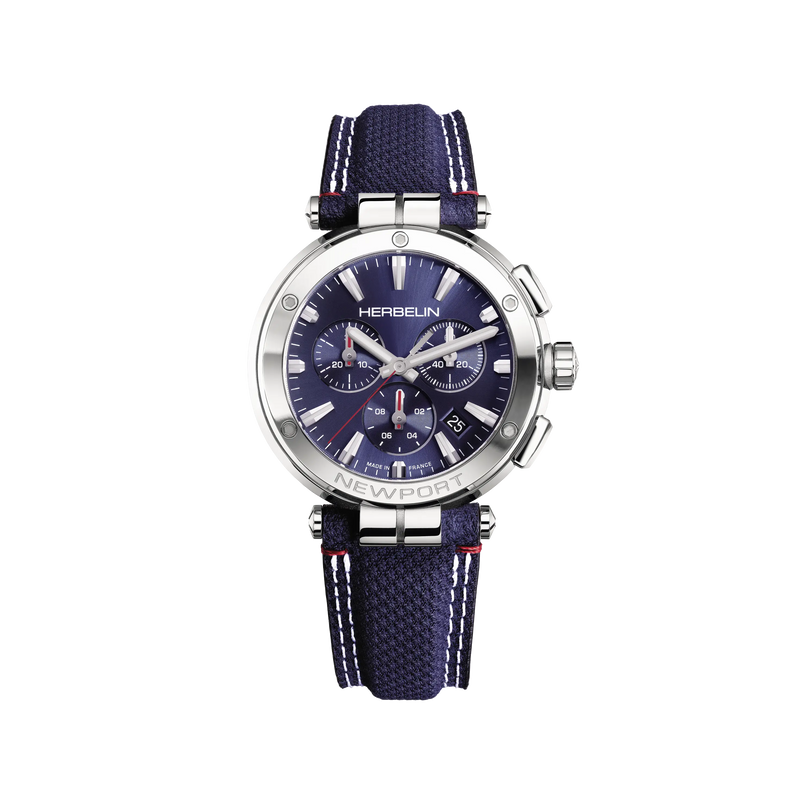 Herbelin Gents Newport Chronograph Blue 40.50mm watch