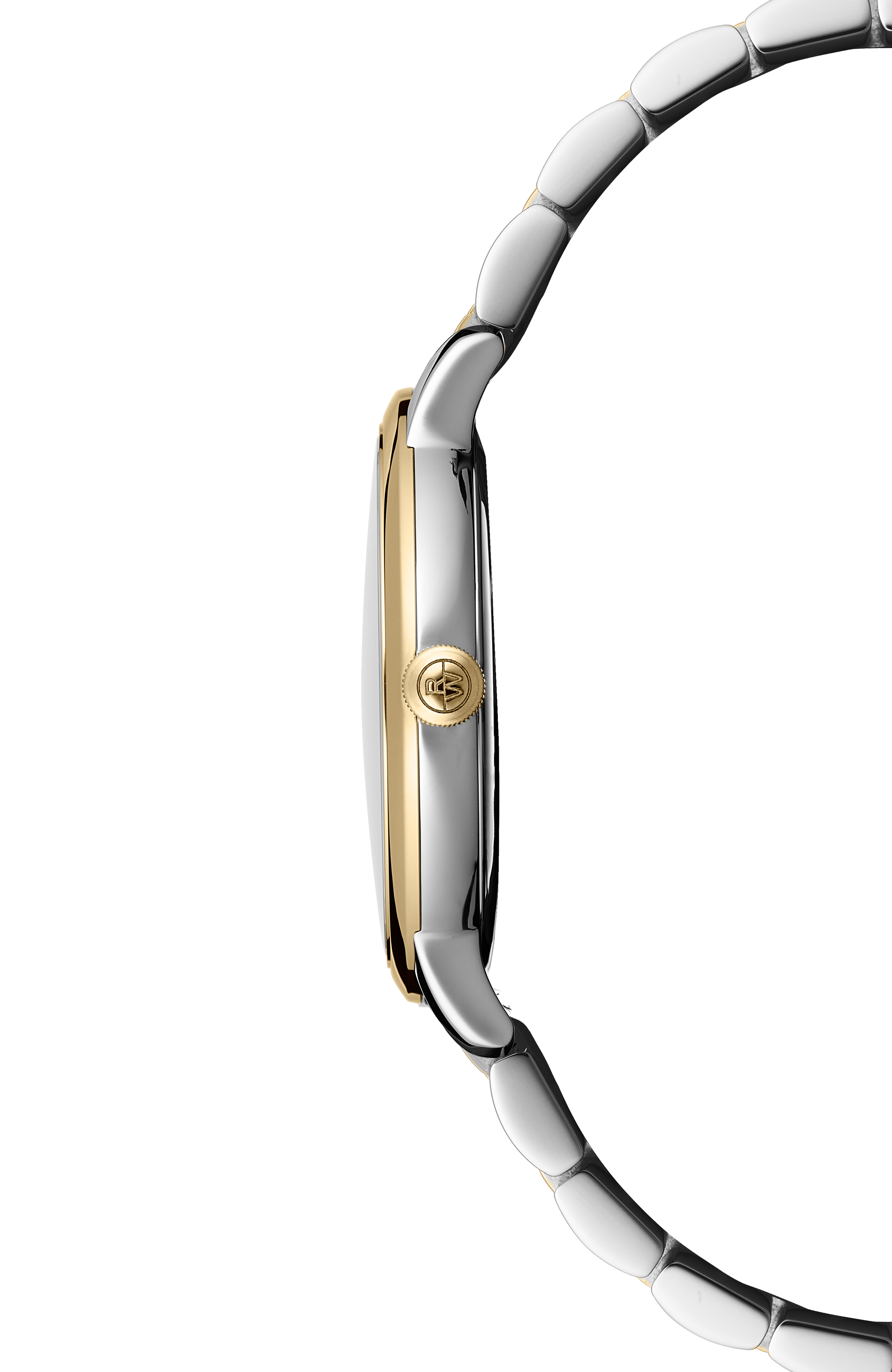 Toccata Quartz 39 mm Mens Watch Two Tone White Dial