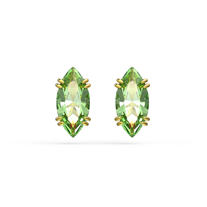 Swarovski Gema Stud Earrings - Green