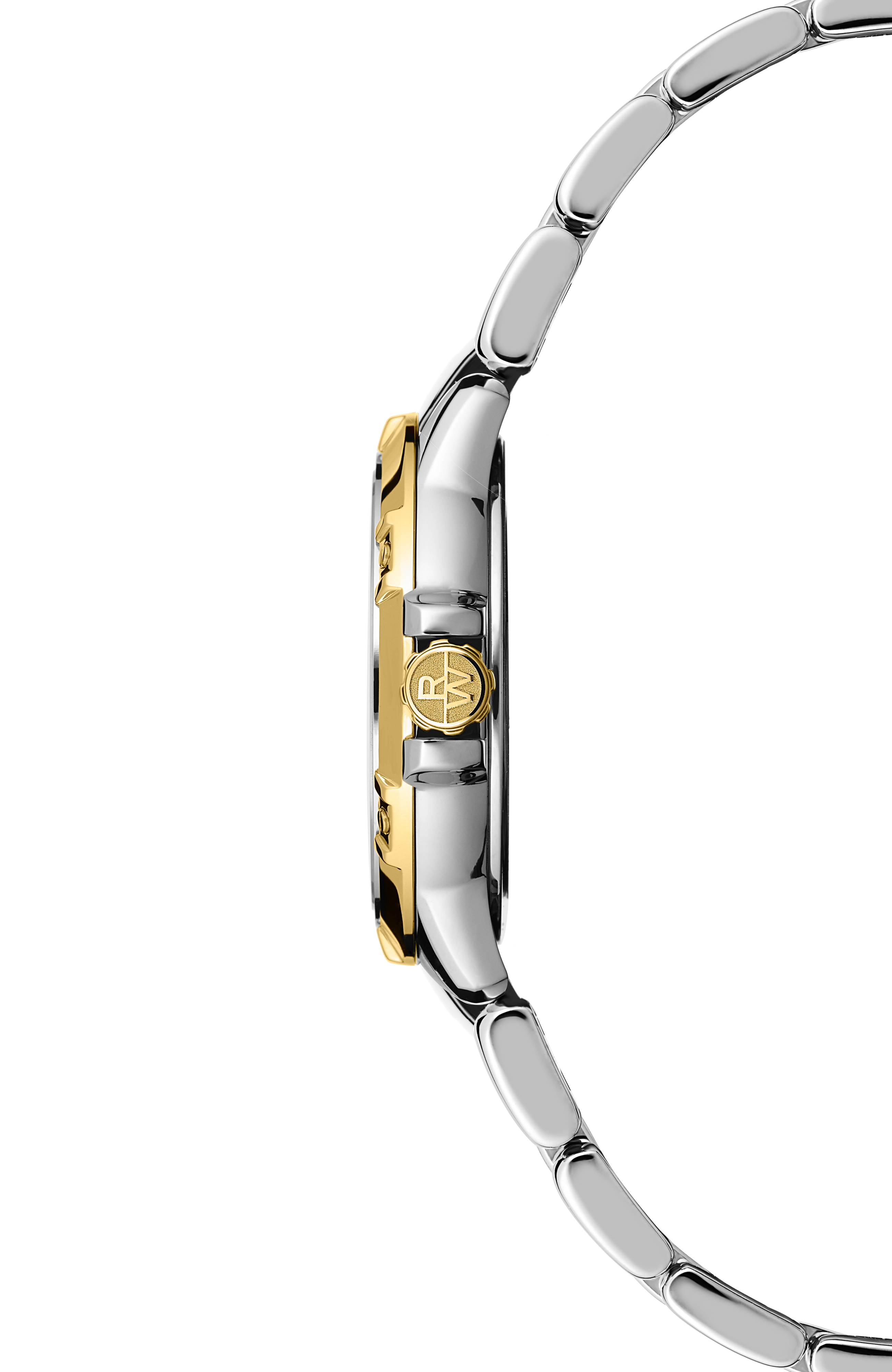 Tango Quartz 30 mm Ladies Watch Two Tone Mother of Pearl Diamond Dial