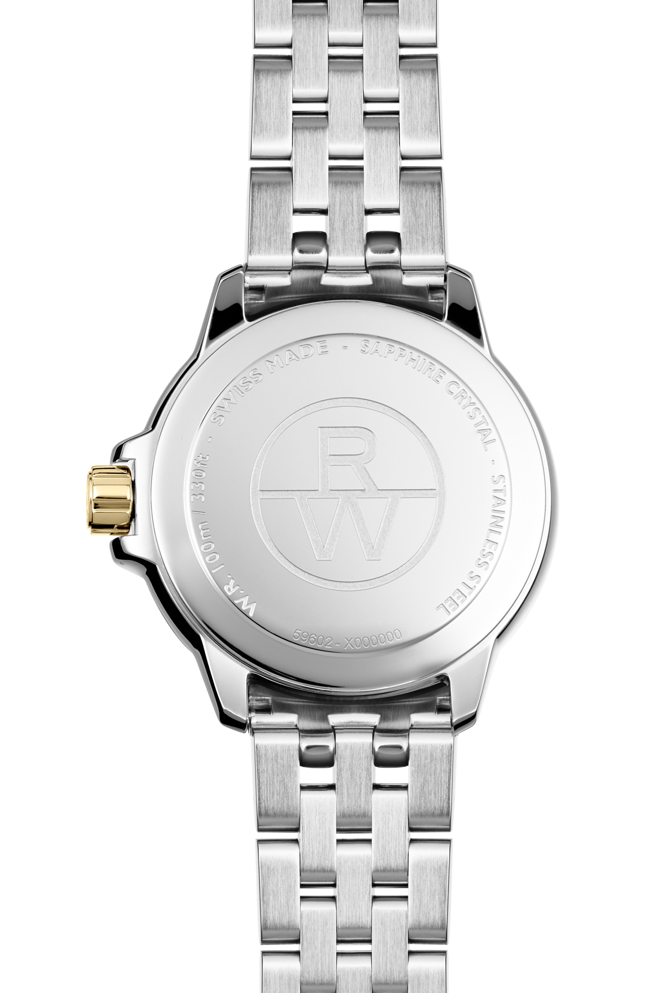 Tango Quartz 30 mm Ladies Watch Two Tone Mother of Pearl Diamond Dial
