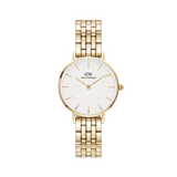 Daniel Wellington Ladies Petite Link White 28mm Watch