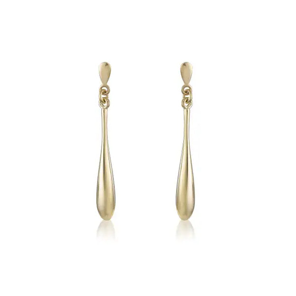 9ct Yellow Gold Drop Earrings