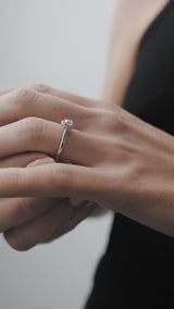 Ada Ring 0.42ct 18K White Gold