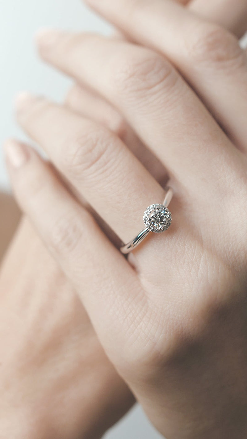 Ada Ring 0.70ct 18K White Gold