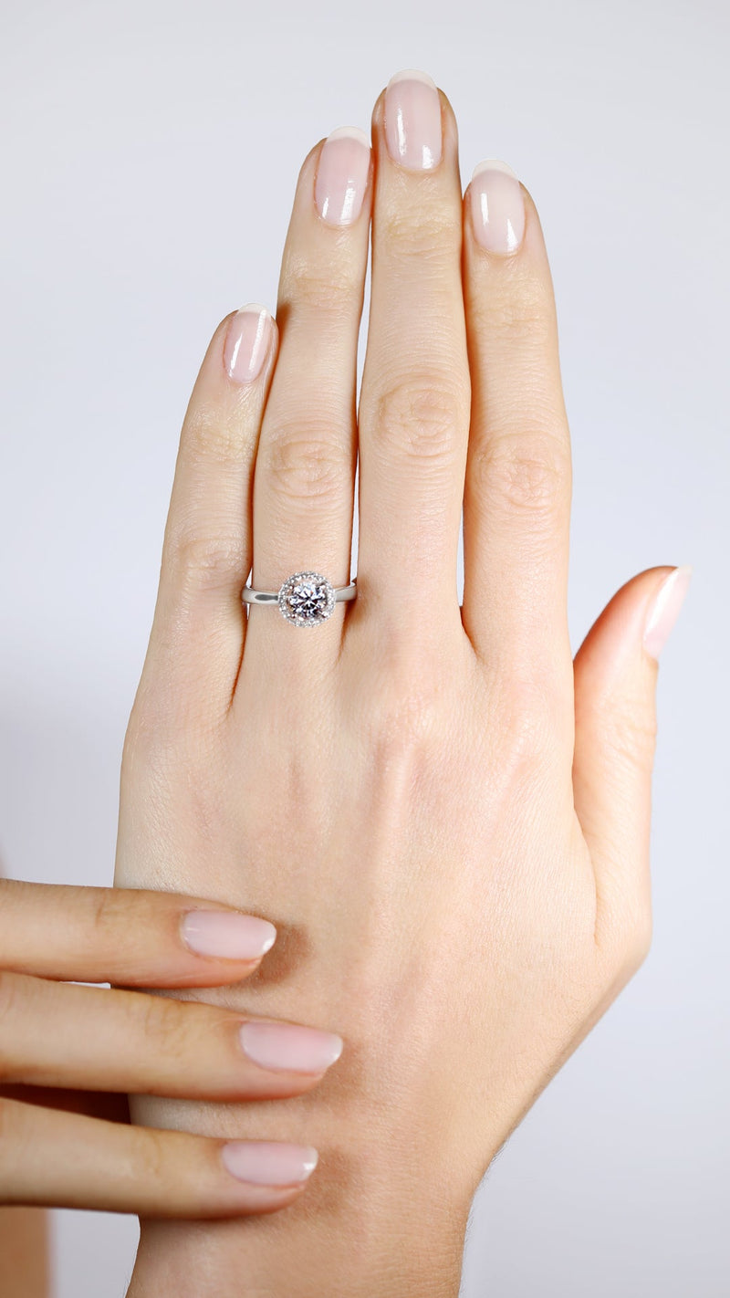 Ada Ring 0.42ct 18K White Gold