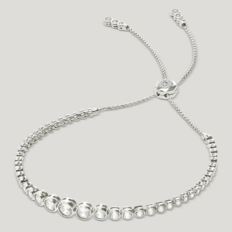 Quentin Bracelet White Gold Plated