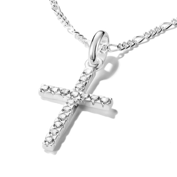 Thomas Sabo Silver Cross Charm with Zirconia