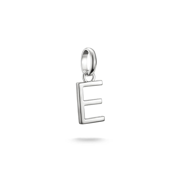 Thomas Sabo Silver Letter E Charm