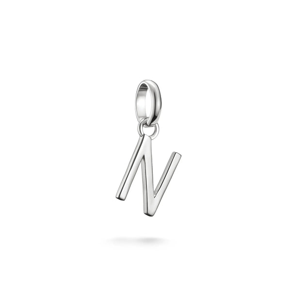 Thomas Sabo Silver Letter N Charm
