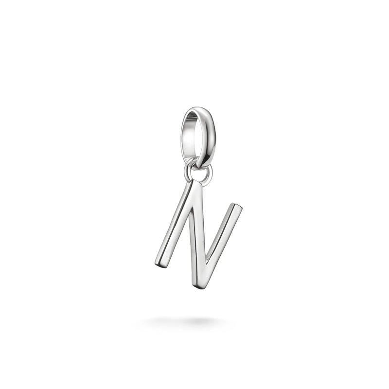 Thomas Sabo Silver Letter N Charm