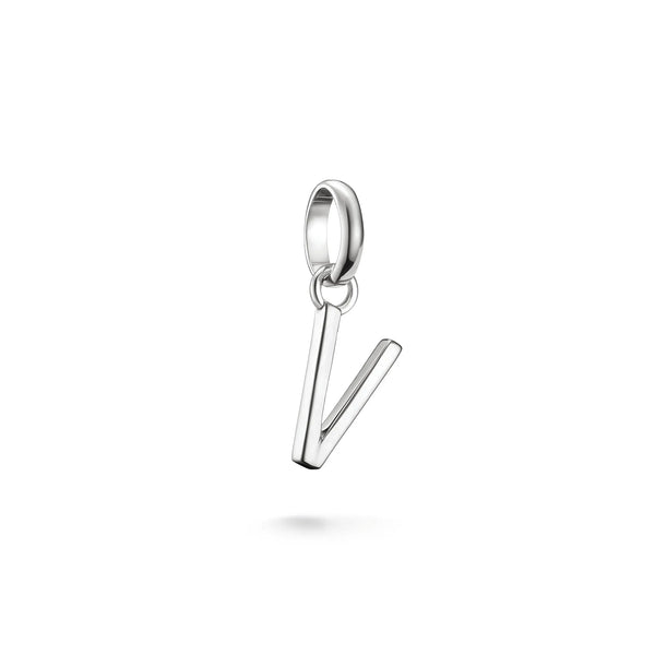 Thomas Sabo Silver Letter V Charm