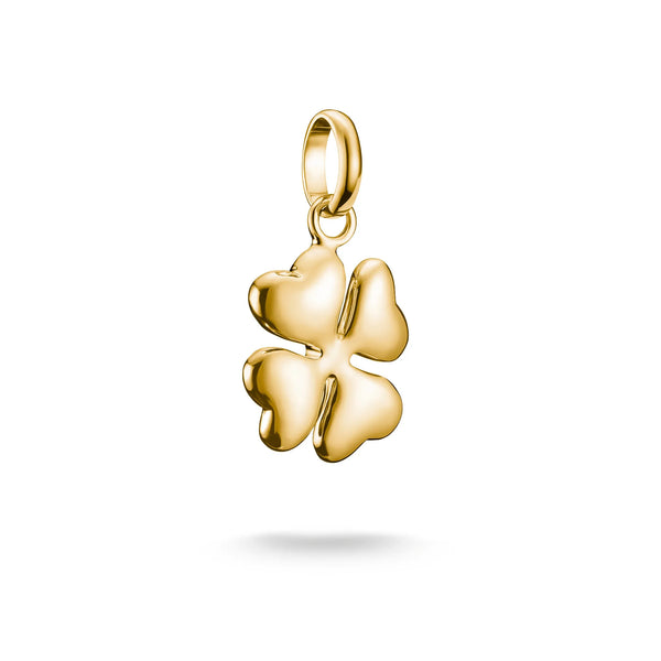Thomas Sabo Silver and Gold-Plated Lucky Clover 3D Charm