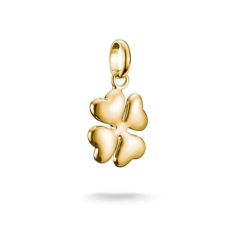 Thomas Sabo Silver and Gold-Plated Lucky Clover 3D Charm