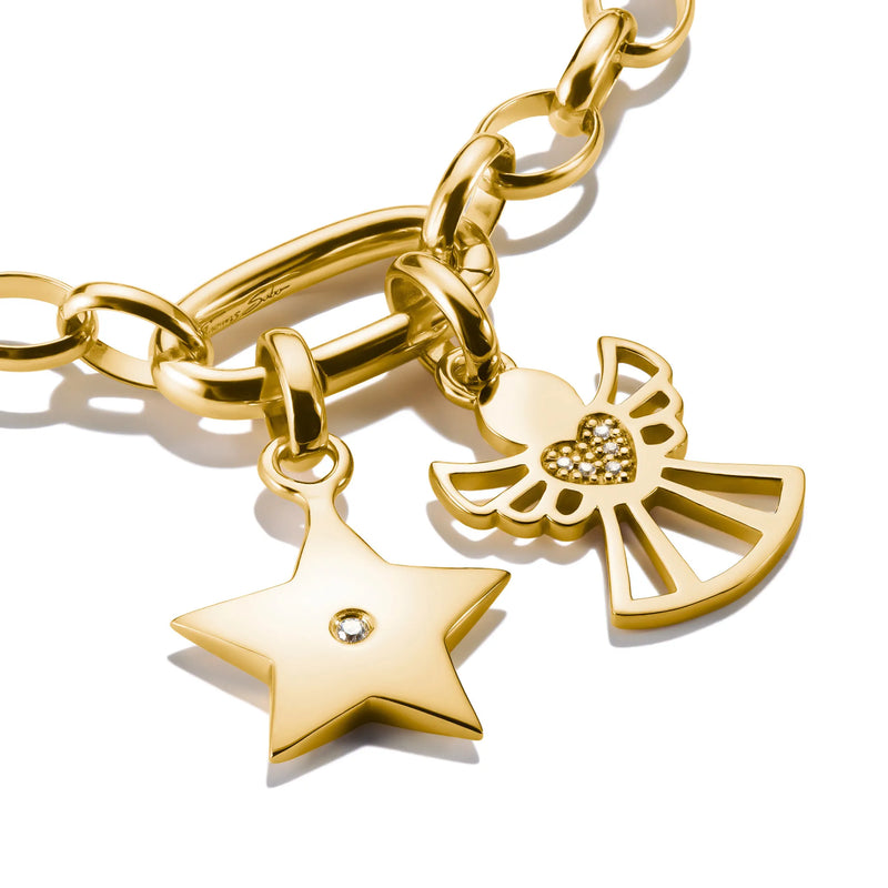 Thomas Sabo Gold-Plated Star of Hope Charm