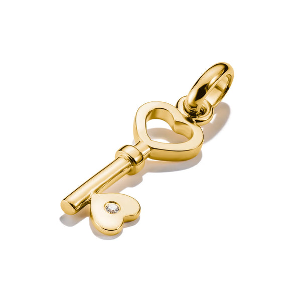 Thomas Sabo Gold-Plated Love Key Charm