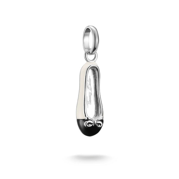 Thomas Sabo Silver and Enamel Ballerina Charm