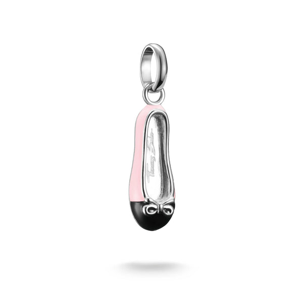 Thomas Sabo Silver and Enamel Pink Ballerina Charm